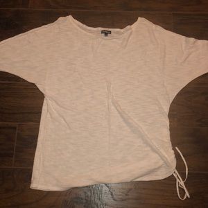 Express women’s white blouse 3/4 length sleeves